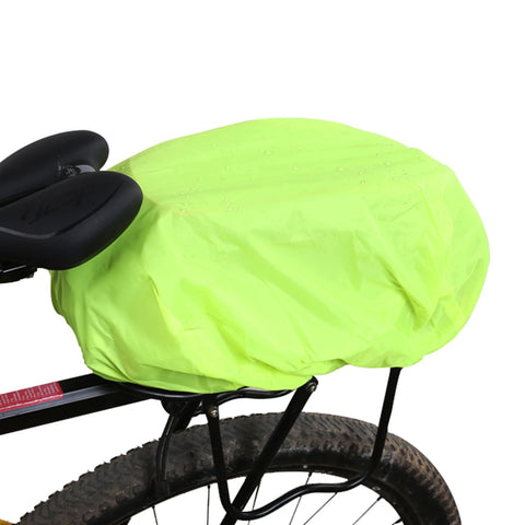 1 piece bicycle bag rain cover, suitcase rain cover, reflective bicycle luggage bag, rainproof bicycle bag, bicycle saddlebag (fluorescent green)
