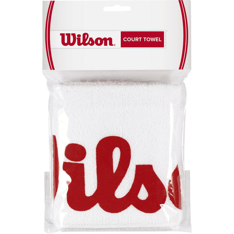 Wilson Unisex Wilson Court Towel White Red White Red, White Red, NS UK