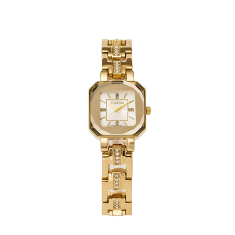 TIME100 Women's Watches Bracelet Dial Ladies Fashion Dress Quartz Square Dial Stainless Steel Strap Bracelet Watch Ladies Elegant Watch Waterproof?Gold?