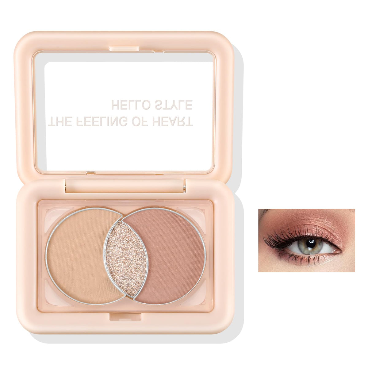 Boobeen Eyeshadow Palette-Ultra Pigmented Matte & Shimmer & Sparkle, Long Lasting Blendable Eyeshadow Powder Palette Makeup