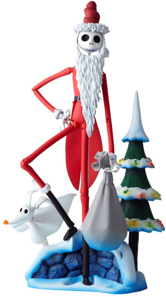 Kaiyodo The Nightmare Before Christmas Santa Jack Skellington Revoltech Action Figure