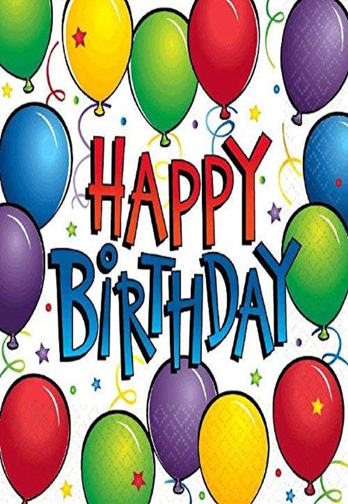 Amscan Balloon Fun Lunch Napkins 125 per pack