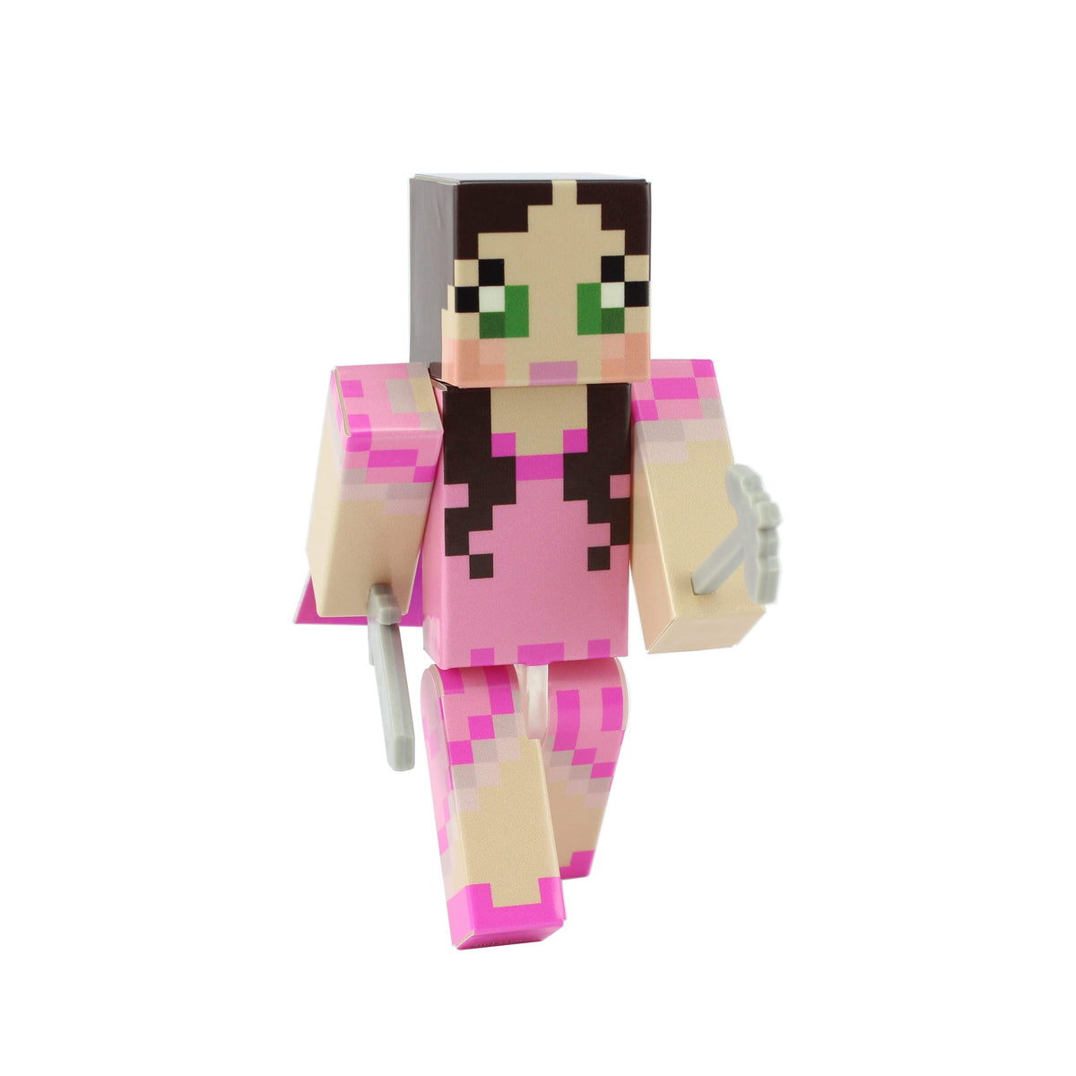 EnderToys Pink Dress Green Eyed Girl Action Figure