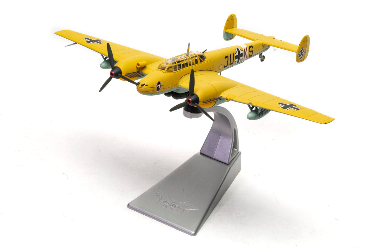 Corgi Diecast Messerschmitt BF110E-2 Luftwaffe 1:72 WWII German Military Aircraft Display Model AA38511, Sand, 0.09166666666666667