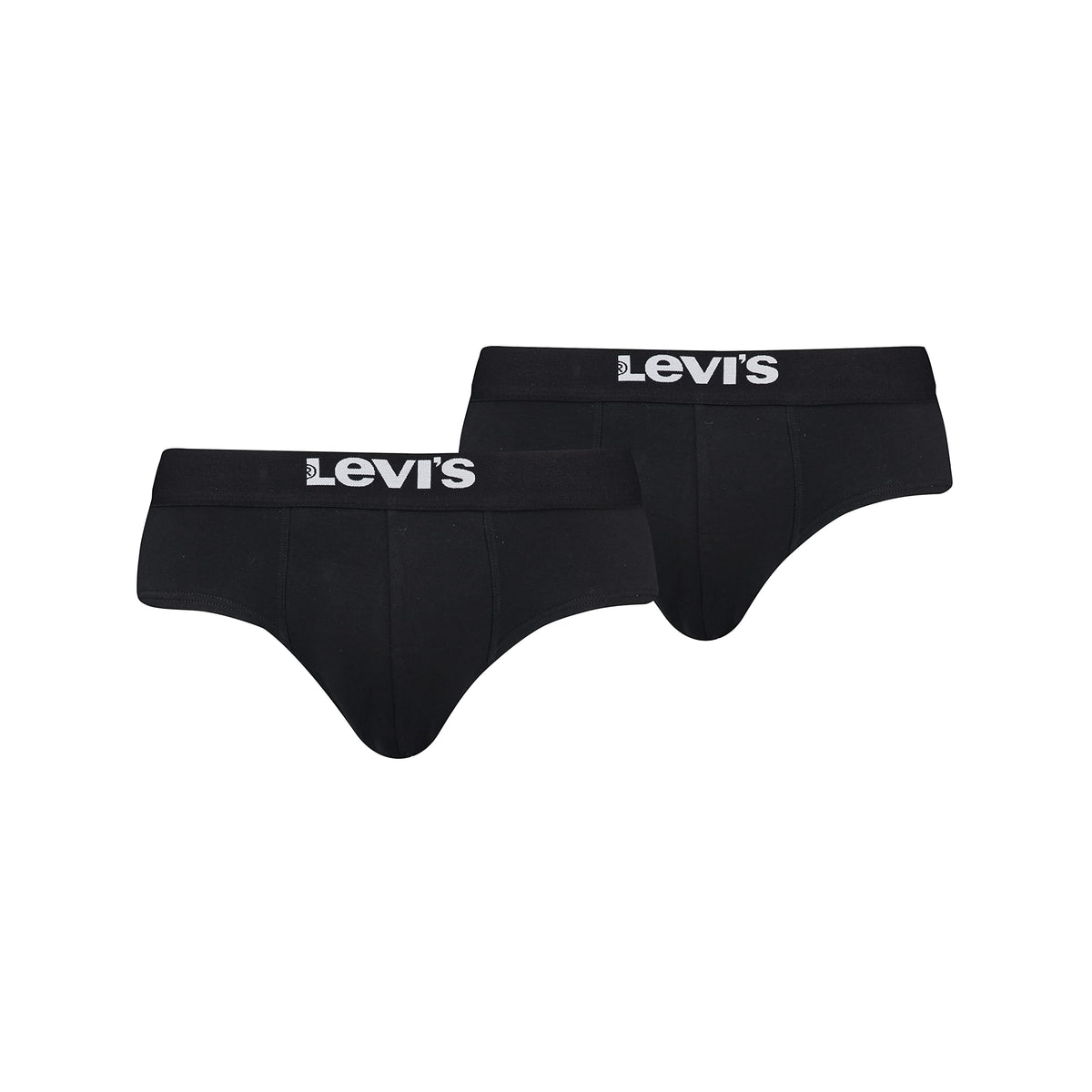 LEVIS Men's Brief, Black, L (Pack of 2)