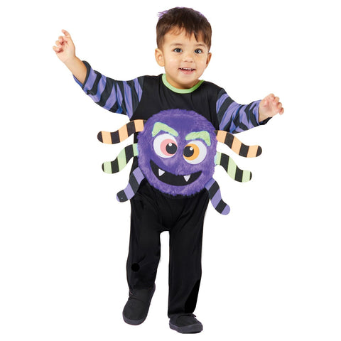 Amscan 9914762 Child Toddler Little Purple Spider Fancy Dress Halloween Costume Kids Outfit (3-6 Months)