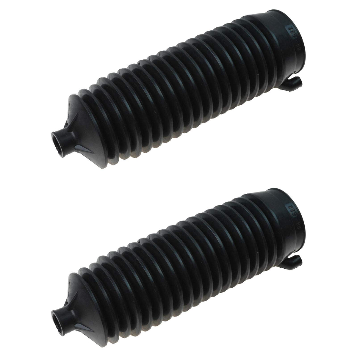 TRQ Rack & Pinion Inner Tie Rod Steering Bellow Boot Pair Compatible with Chevy GMC Cadillac