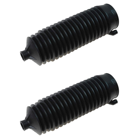 TRQ Rack & Pinion Inner Tie Rod Steering Bellow Boot Pair Compatible with Chevy GMC Cadillac