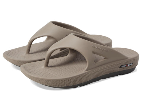 Skechers Men's Go Recover Refresh Sandal, Khaki, 11