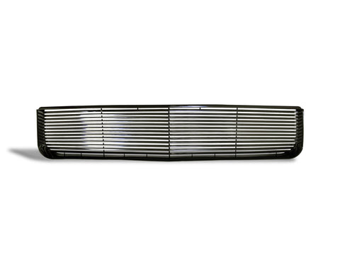 Armordillo USA 8720868 Horizontal Style Front Hood Bumper Grille - Piano Black Fits 2005-2009 Ford Mustang V6