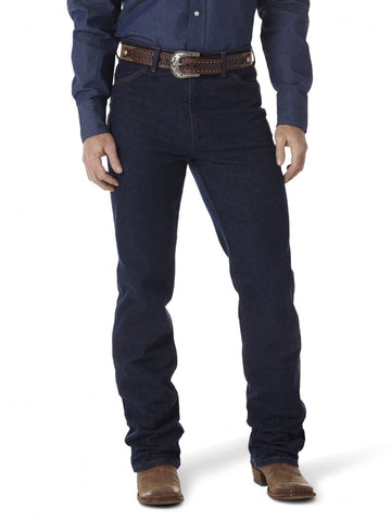 Wrangler mens Cowboy Cut Slim Fit Stretch Boot Cut jeans, Navy Stretch, 31W x 36L US
