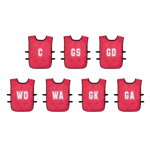 Precision Unisex (Pack 7) (Youths, Adult) Pack of 7 Mesh Netball Training Bibs Youths Adult , White, One Size UK