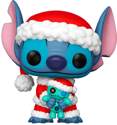 Funko POP! Lilo & Stitch - Santa Stitch with Scrump Exclusive