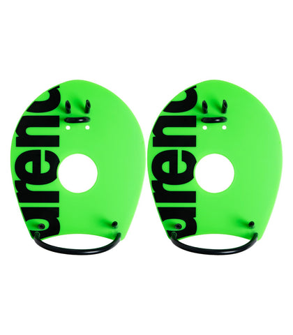 Arena Training Tool Elite Hand Paddle 2, ACID_LIME-BLACK