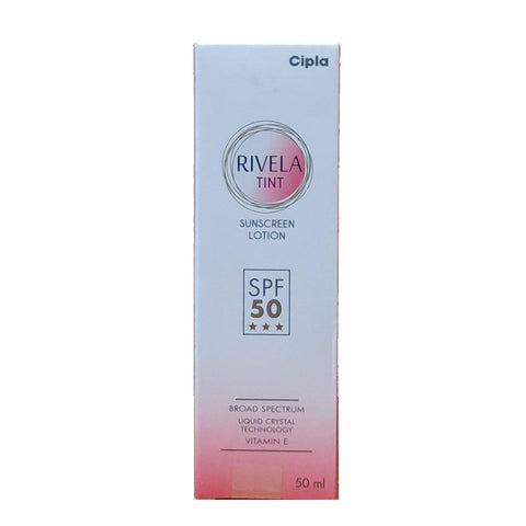 Cipla Rivela Tint SPF50 Sunscreen Lotion 50Ml by Cipla