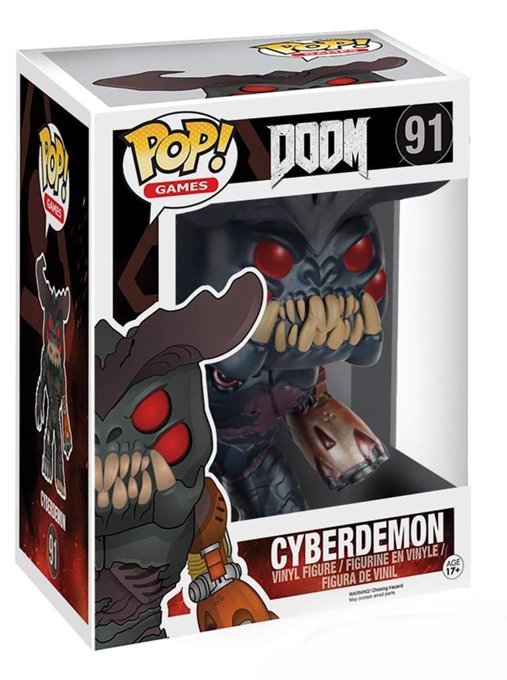 Funko POP Games: Doom - Cyberdemon Action Figure, 6"