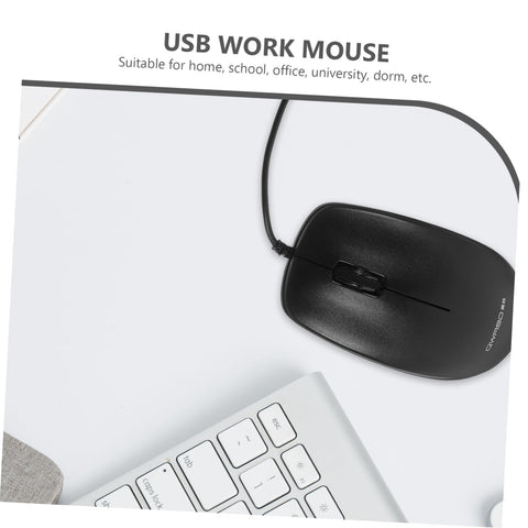 SOLUSTRE Wired Gaming Laptops Laptop 2Pcs Silent Wired RGB Gaming with PC Computer Gaming Mice for Windows PC Gamers (Black) Mouse Mouse Mouse Mouse Laptop Computer High Performance Gaming