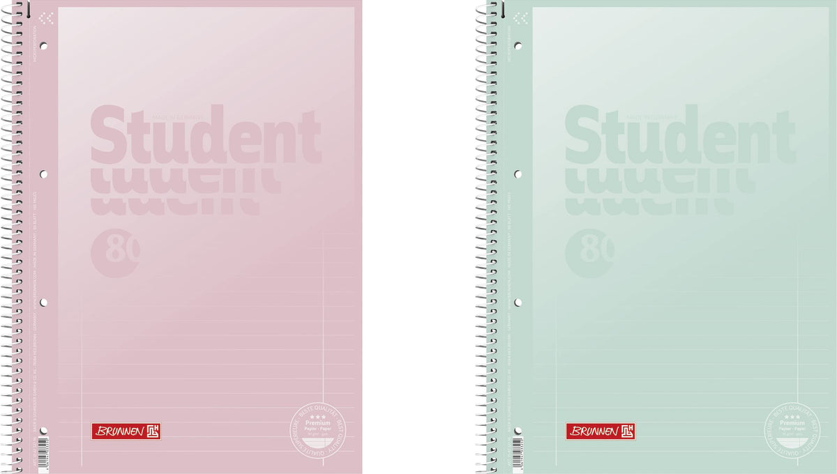Brunnen College block Premium Student Ã¢â‚¬Å“PastelÃ¢â‚¬Â A4 pastel colors (random color)