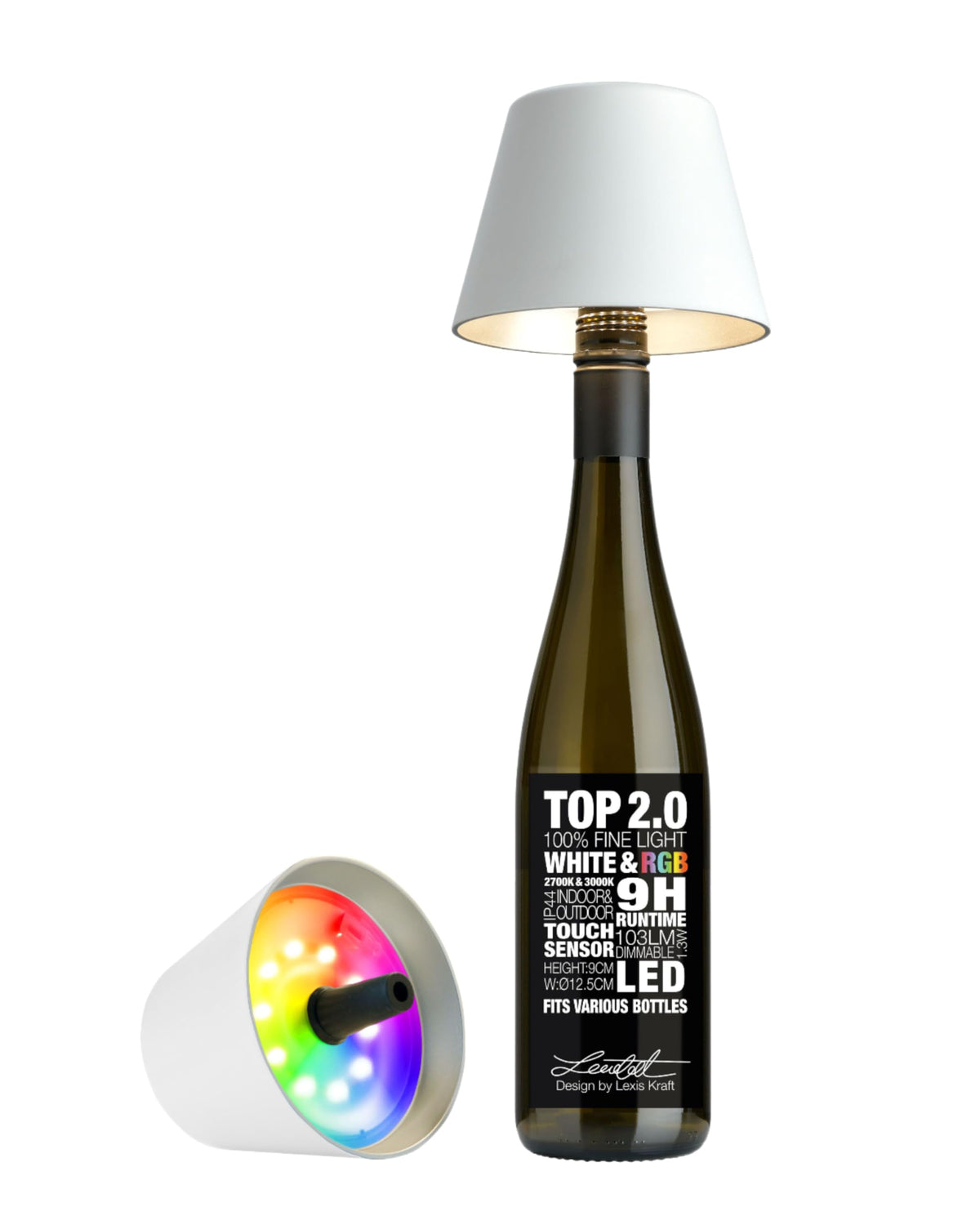 sompex Hat Lamp New Led Top 2.0 White and RGB White
