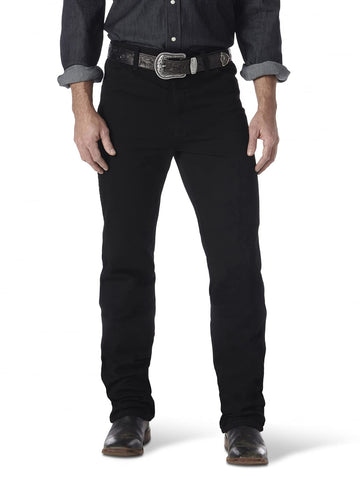 Wrangler Men's Cowboy Cut Slim Fit Jean, Shadow Black, 30W x 29L