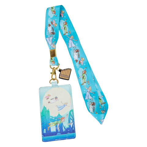 Loungefly Disney Peter PAN You CAN Fly Lanyard with CARDHOLDER