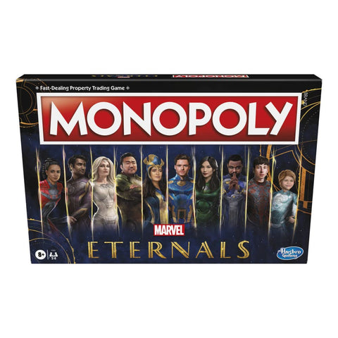 Monopoly: Marvel Studios' Eternals Edition Board Game for Marvel Fans, Kids Ages 8 and Up