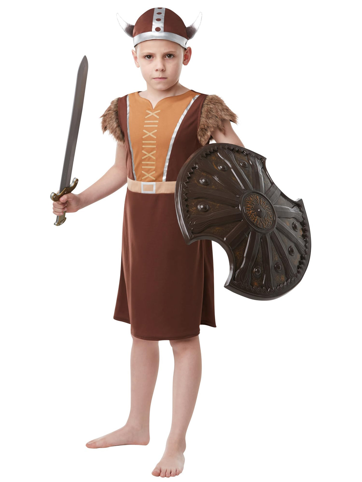 Rubies Official Viking Boy, Child Costume, Book Day Curriculum Character - Medium Age 5-6, Height 116 cm Halloween