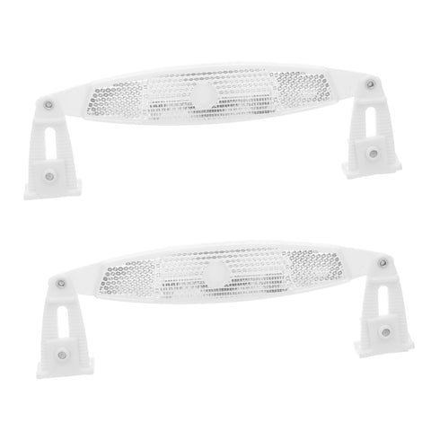 Yardwe Spoke Reflectors for Bicycles Night Cycling of 2 Silver Reflective Bike Spokes for Bikes Weatherproof Lightweight