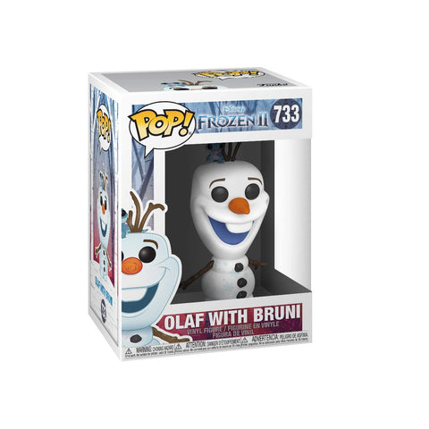 Funko Pop! Disney: Frozen 2 - Olaf with Fire Salamander, Multicolor