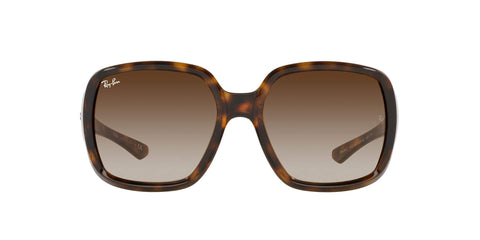 Ray-Ban Rb4347 Powderhorn Square Sunglasses, Havana/Brown Gradient Dark Brown, 60 mm