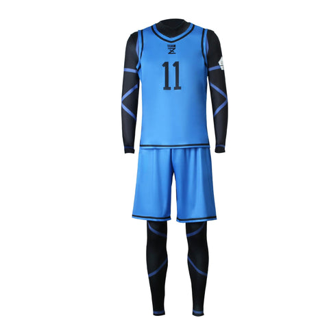 Isagi Yoichi No. 11 Soccer Jersey Set(M)