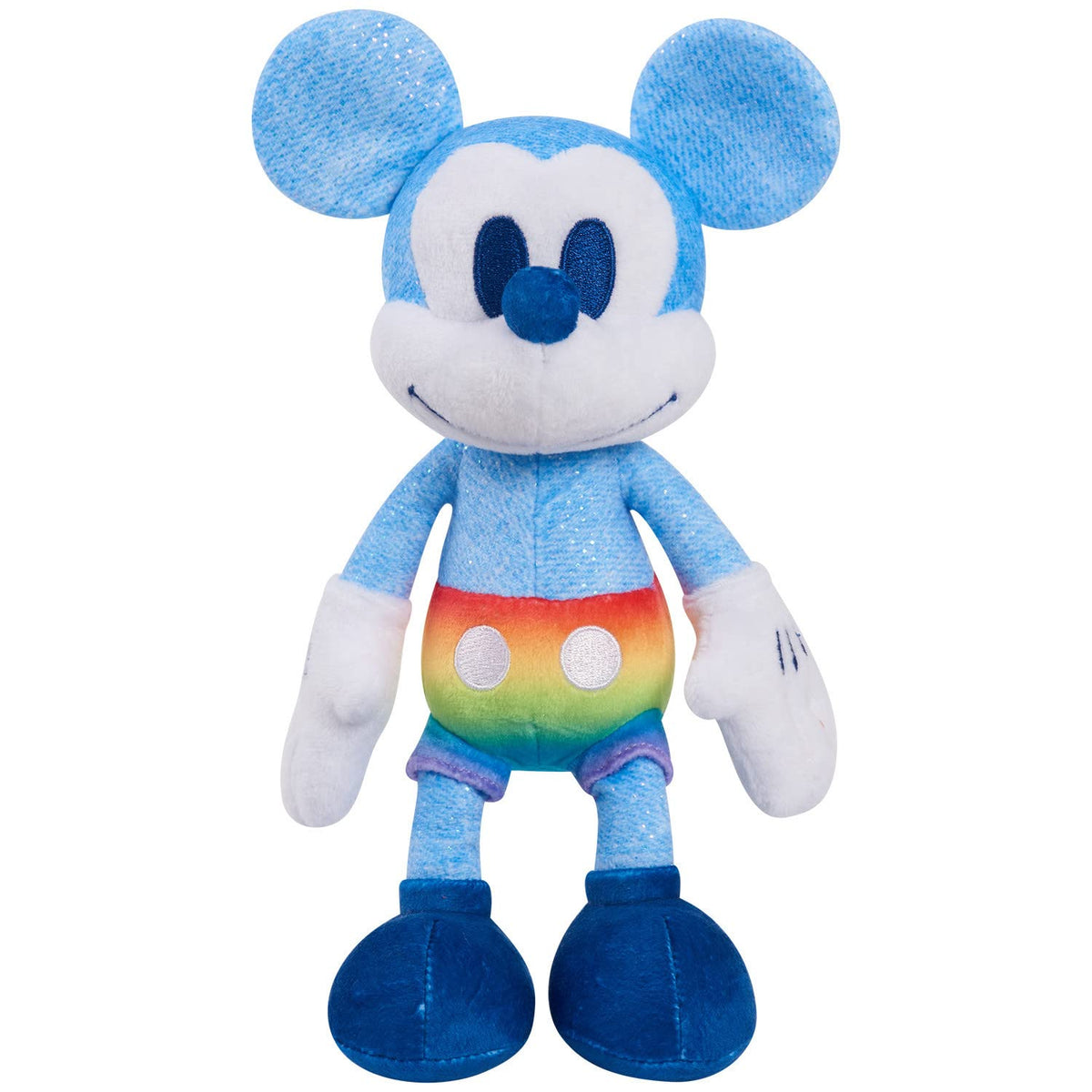 Disney Standard Pride Small Plush - Mickey Mouse, Just Play, Officially Licensed Kids Toys for Ages 2 Up, Amazon Exclusive