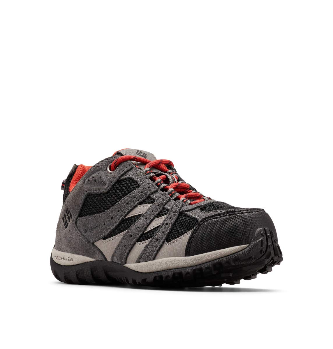 Columbia Youth Unisex Redmond Waterproof, Black/Flame, 9