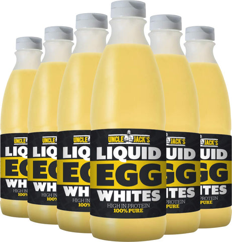 Uncle Jacks Free Range Liquid Egg Whites 970ml (Pack of 6)