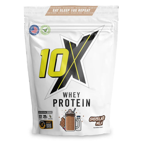 10X Athletic Whey Protein, Low Calorie, High Protein, Vegetarian, Informed Sport, Various Flavours, 700g-750g (Chocolate Milk)