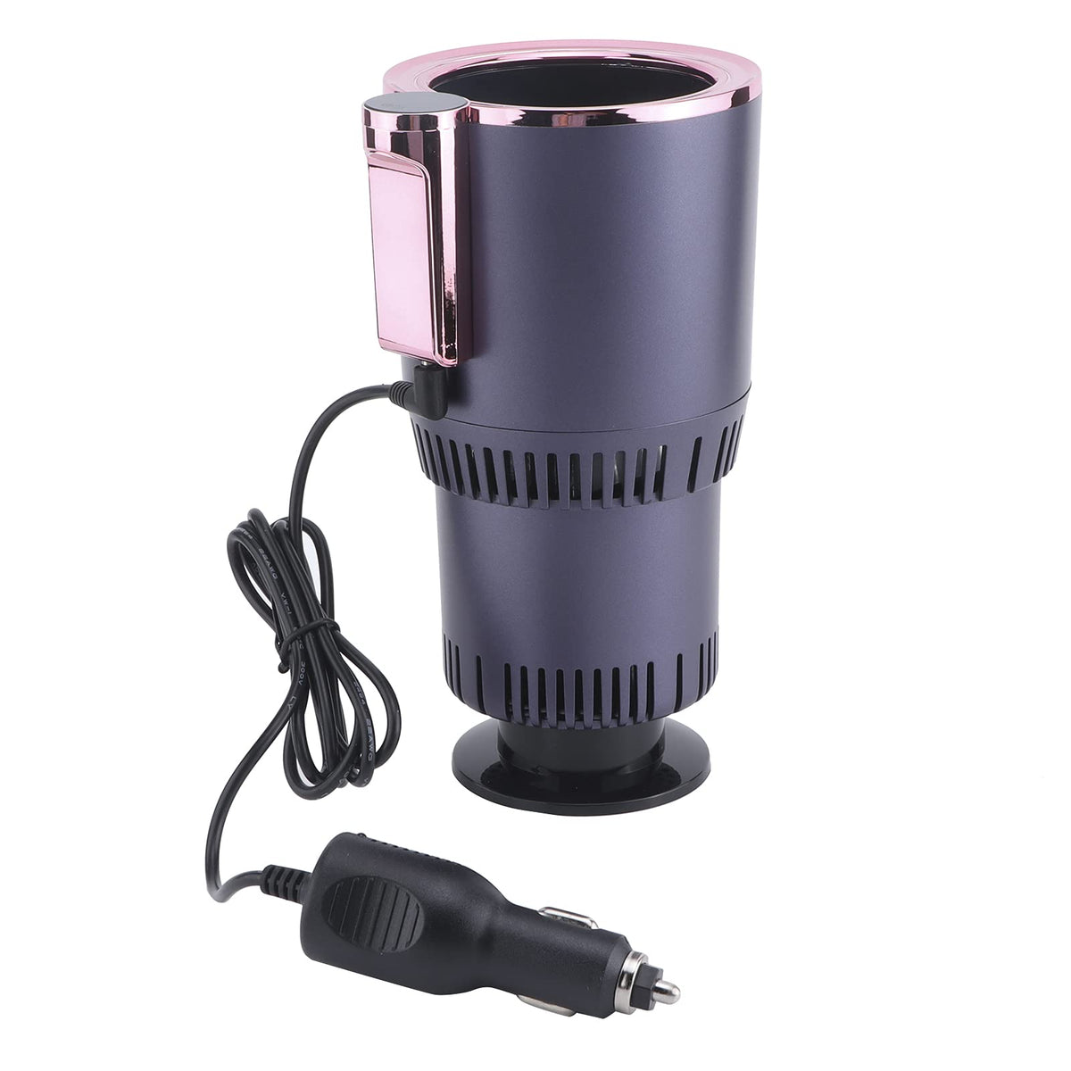 Cooler Warmer Cup Holder 2?in?1 Universal Intelligent Aluminum Accessory Travel Coffee Mug for Car Truck Electric Heated Travel Mug Heating Cup Keep Milk Warm for Home Trip Auto Universal