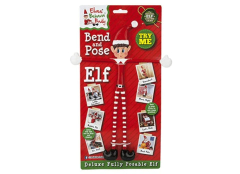 Elves Behavin' Badly Deluxe Bend & Pose Elf - Naughty Elf Figure