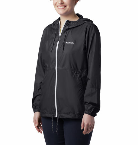 Columbia Women's Flash Forward Windbreaker Outerwear, black, S