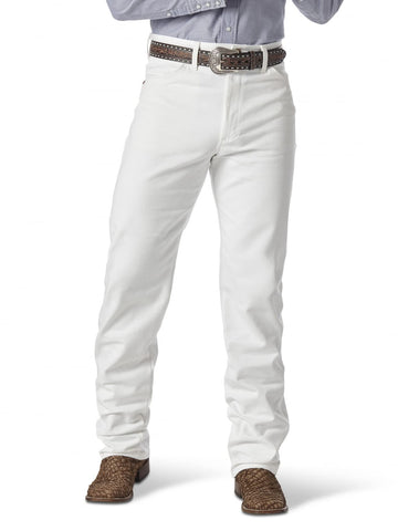 Wrangler Men's 13MWZ Cowboy Cut Original Fit Jean, White, 32W x 30L