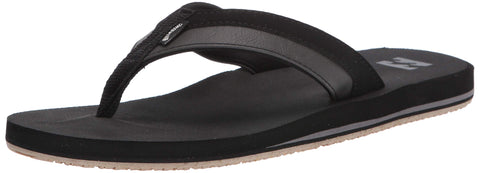 Billabong mens All Day Impact Supreme Cushion Eva Footbed Sandal Flip Flop, Black Stealth, 8 US
