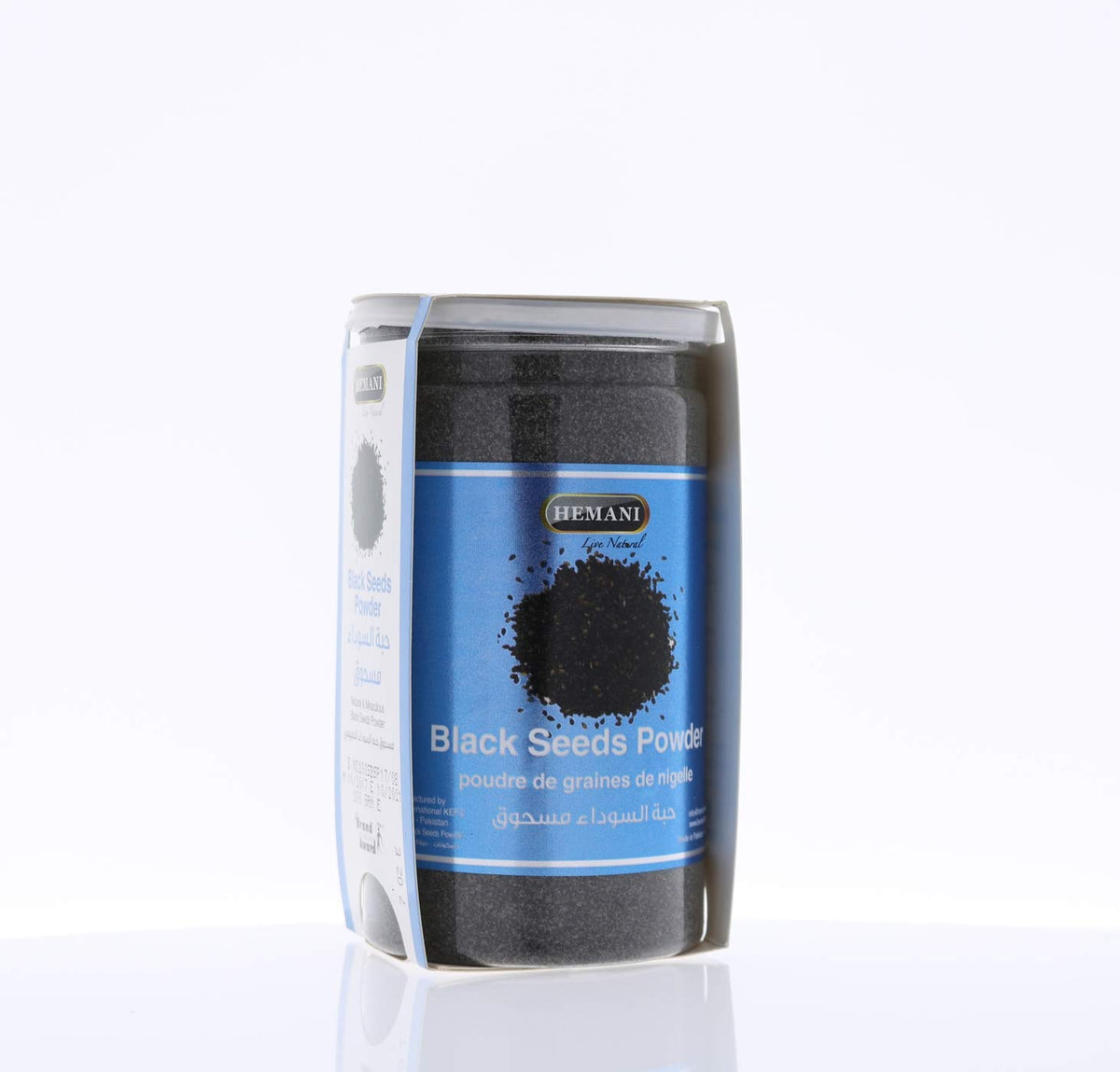 Black Seed Powder 7.1 oz - All Natural Immunity Booster, Kalonji, Nigella Sativa, Black Cumin, Black Caraway - Resealable Tin