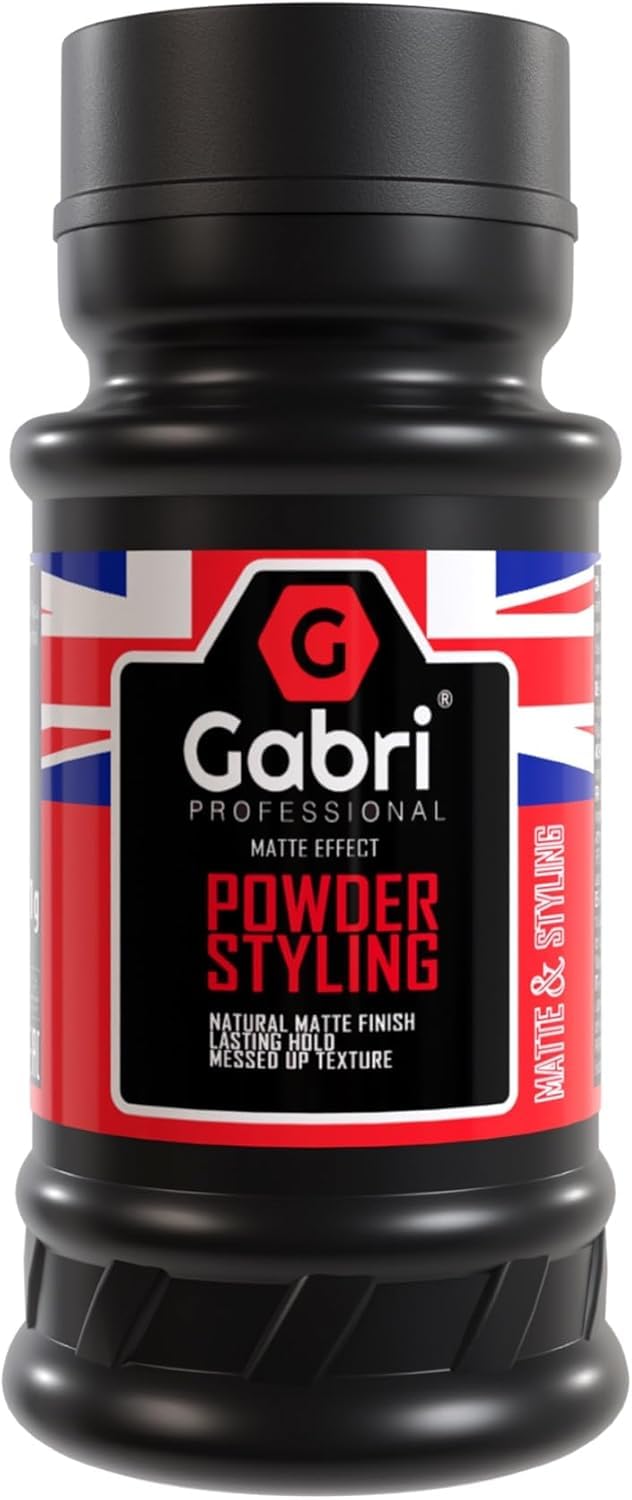 Gabri Hair Styling Powder Wax 21g | Volumizing Thickening Dust Powder | Flexible Hold | Matt Look | Maximum Control | Texturising Powder for Men & Woman | (Matte Effect, 21 g (Pack of 1))