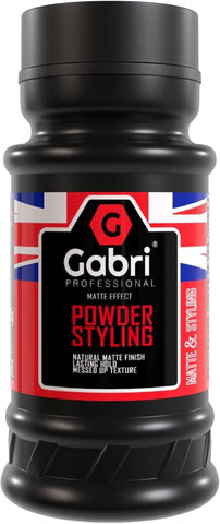 Gabri Hair Styling Powder Wax 21g | Volumizing Thickening Dust Powder | Flexible Hold | Matt Look | Maximum Control | Texturising Powder for Men & Woman | (Matte Effect, 21 g (Pack of 1))