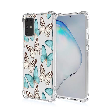 ATISIJIE Flower Case for SAMSUNG Galaxy S20 FE 5G, Clear Floral Flower Pattern Print Design Soft TPU Case Shockproof Girl Women Phone Cover-A33