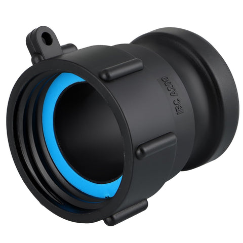 Sanbege IBC Tote Adapter, Cam and Groove Fitting (2" Female Buttress Thread x 2" Male Adapter)