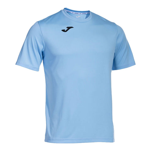 Joma Mens Combi M/C T-Shirt, Celeste, XL EU