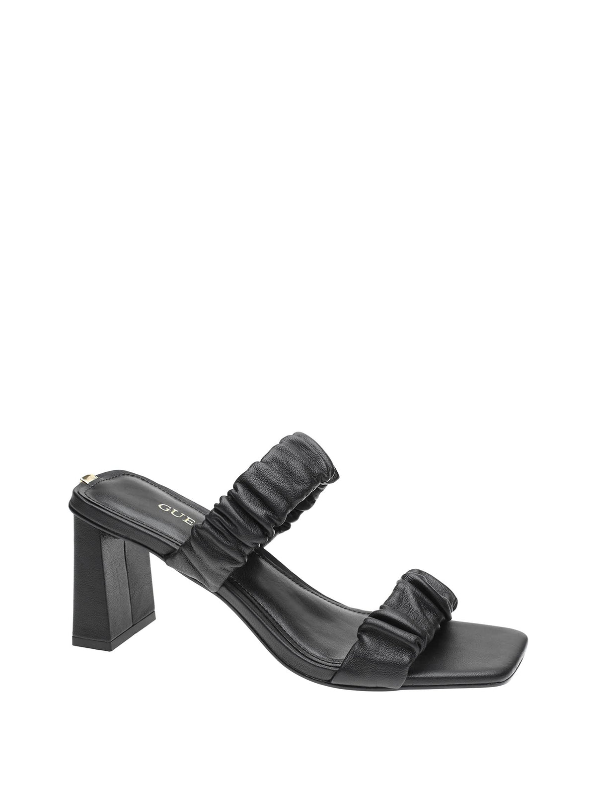 GUESS Women's Aindrea Heeled Sandal, Black, 11