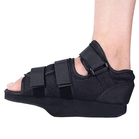 Forefoot Offloading Post-Op Shoe, Non-Weight Bearing Forefront Wedge Boot for Broken Toe Injury, Metatarsal Fracture, Bunion, Hammer Toes, Foot Surgery, Universal For Left And Right Feet (M (10.04"))