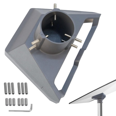 Starlink Gen 3 Pipe Adapter, Starlink Pole Mount, Starlink Mounting Kit, for Starlink Gen 3 Standard Dish, Starlink Pole Mount, Starlink Pipe Adapter Mount kit, Starlink V3 Mount Plate Roof Mount