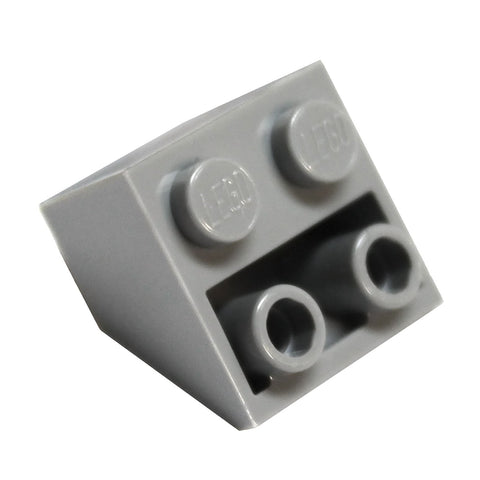 LEGO Parts and Pieces: Light Gray (Medium Stone Grey) 2x2 45 Inverted Slope x50